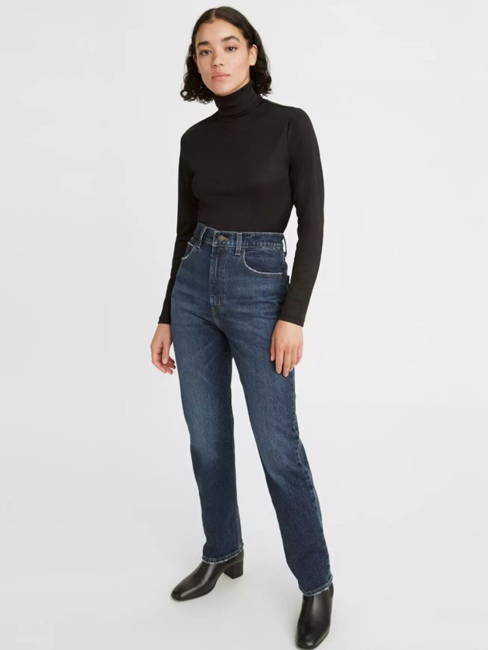 Levis 70s High Slim Straight Dark Wash Jeans Size 28 High Rise
